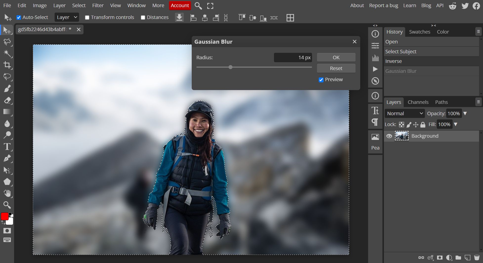 Photopea Tasarım Uygulaması